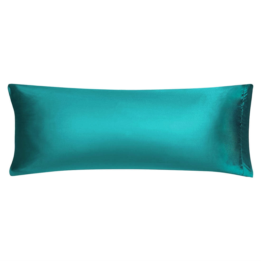 Unique Bargains Smooth Satin Body Pillow Cover Case, 20" x 54" Teal