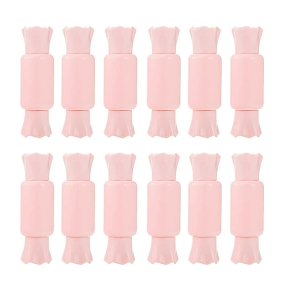 ZPAQI 12 Pcs Lip Gloss Containers Candy Shape Empty Lip Gloss Tubes Lip Balm Bottles