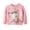 Pink, variant on Bysome Christmas Sweater For Girls Toddler Knit Pullover Casual Cute Christmas Cute Cartoon Reindeer Print Sweater Long Sleeve Crew Neck Tops Fall Winter Kids Clothes Green Size 1-2 Years