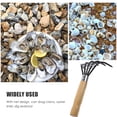 thumbnail image 6 of 1pc Stainless Steel Clam Rake with Net for Oyster Shell Digging Tool, 6 of 6