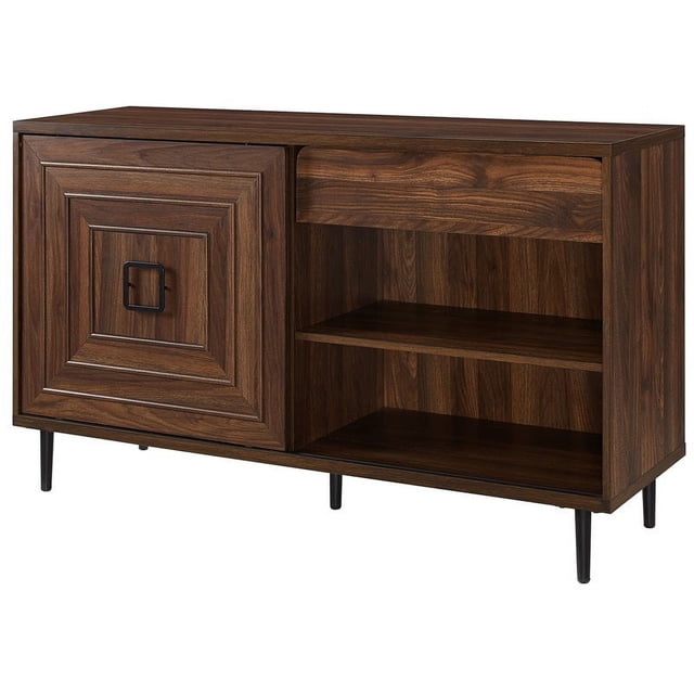 Buffet Porte Coulissante 52" - Noyer Foncé