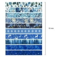 thumbnail image 2 of Wrapables Winter Season Washi Set for Arts & Crafts, Scrapbooking, Stationery, Diary, 10pc Blue Winter, 2 of 7