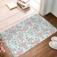 thumbnail image 4 of Fuzoiu Cute Rabbit And Heart Print Door Mat Outdoor Indoor Welcome Mats, Front Doormat,Flannel Non Slip Durable Entrance Rugs for Front Door, Inside Outside Entry, Porch, Resist Dirt,16x24in, 4 of 7
