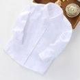 thumbnail image 4 of Grblisyd Boys Long Sleeve Dress Shirts Classic Collared Button Down Shirt Fashion Uniform Shirts Back to School Clothes, 4 of 4