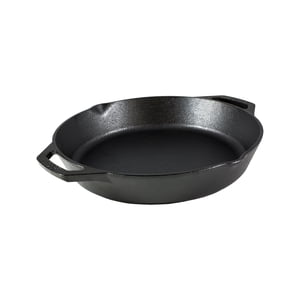 Lodge 12-Inch Cast Iron Seasoned Dual Handle Skillet