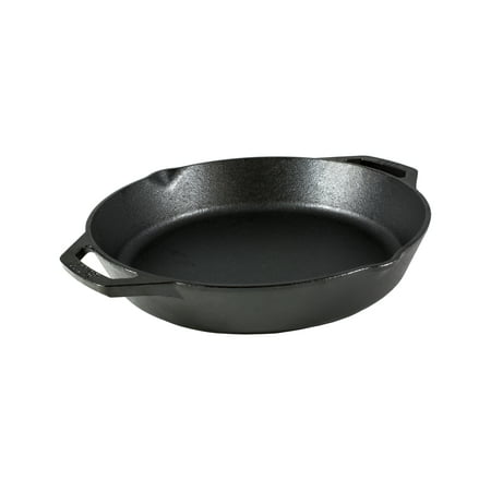 Lodge 12-Inch Cast Iron Seasoned Dual Handle Skillet