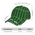 thumbnail image 2 of Balery American Football Field1 Gorra de béisbol de tamaño ajustable para correr, entrenar y actividades al aire libre. Gorra de papá para todas las estaciones., 2 of 6