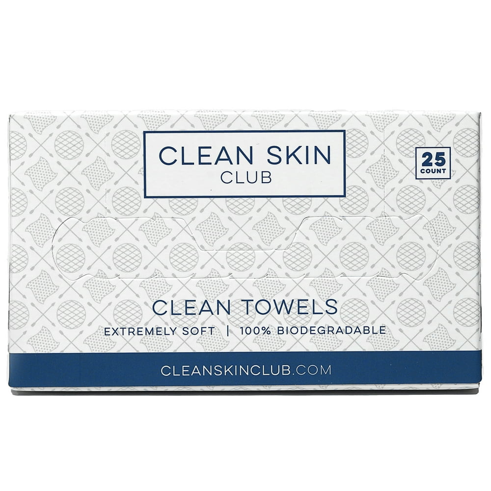 Clean Skin Club - Clean Towels | Worlds 1ST Biodegradable Face Towel ...