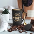 thumbnail image 5 of Gifts for Dad - Best Dad Ever Coffee Mugs, Mug Gifts for Dad, Christmas Gifts, Birthday Gifts, Fathers Day Gifts, RollyDanCT Black 14 fl oz Coffee Mug Ceramic Mugs Tea Cup, 5 of 10