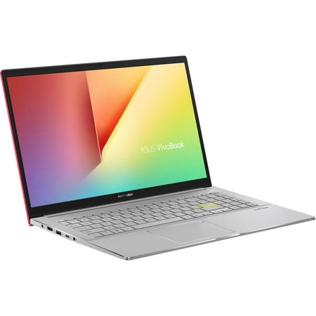 Asus VivoBook S15 15.6" Full HD Laptop, Intel Core i5 i5-1135G7, 8GB RAM, 512GB SSD, Windows 10 Home, Resolute Red/Transparent Silver, S533EA-DH51-RD