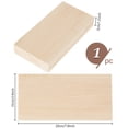 thumbnail image 2 of Unfinished Wood Carving Board Rectangle White 200x100x30mm, 2 of 5