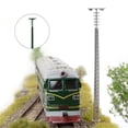 thumbnail image 1 of Langgg Model Railway Lamp Micro-Landscape Outdoor Scenery Layout Mini-Size LED Metal Lamppost Miniature Ladder Streetlights Green (Warm Light) 1Set, 1 of 6
