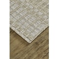 thumbnail image 5 of HomeRoots 511458 9 x 13 ft. Tan Gray & Silver Striped Hand Woven Rectangle Area Rug, 5 of 5