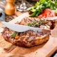 thumbnail image 1 of WRISTBIQUE Wear Resistant Stainless Steel Steak Cutter Portable Kitchen Tool for Home Or Restaurant, 1 of 8