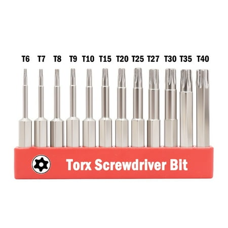 

5Inch Hollow Torx Screwdriver Bit Hex Shank -T40 Tool For Exact Screw Unscrew