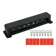 thumbnail image 3 of KLKCMS Power Distribution Block 5.2x29cm 300A for Automotive Boat Solar Wiring Black, 3 of 9
