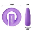 thumbnail image 3 of Electric Ergonomic Fascia Massager - 9 Adjustable Speeds for Deep Tissue Vibration & Full Body Relaxation, Portable Design with Quiet Technology and Long Battery Life to Aid Muscle Recovery, 3 of 6