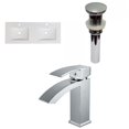 thumbnail image 1 of American Imaginations 59-in. W 1 Hole Ceramic Top Set In White Color - Overflow Drain Incl. AI-32817, 1 of 9