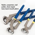 thumbnail image 4 of Kenally Removedor de clavos multifuncional profesional, Extractor de tornillos de garaje, mango de PVC antideslizante, alicates de eliminación de Herramientas y ferretería 10 pulgadas Kenally TO010239-03, 4 of 6