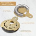 thumbnail image 2 of Bull in China Hawthorne Strainer, US Made, Cocktail Strainer, Bar Strainer, Professional Bar Tools, Great For All Cocktail Shakers (Solid Brass), 2 of 10