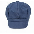thumbnail image 3 of YooGuoGuo Women Denim Newsboy Peaked Beret Cap Vintage Baker Boy Visor Artist Hat, 3 of 5