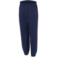 thumbnail image 2 of Hanes Youth COMFORTBLEND EcoSmart Fleece Pant,Navy,Small, 2 of 3