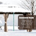 thumbnail image 6 of Garden Accessories Universal Support Post, Gazebo Accessories for Stability, Reinforced Support Post for All Domi Sunroom & Lean-to-Gazebo & Pergola,Outdoor Garden Accessories, 6 of 8