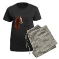 thumbnail image 5 of CafePress - Id Rather Be Riding! Horse Women's Dark Pajamas - Women's Short Sleeve Print T-Shirt and Pants Dark Cotton Pajama Set, 5 of 7