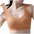 thumbnail image 4 of Sakmal Orange Womens Bras Back Smoothing Everyday Bralette Stretch Bras for Ladie 3X, 4 of 5