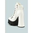 thumbnail image 4 of Boogie High Platform Lace Up Boots, 4 of 11