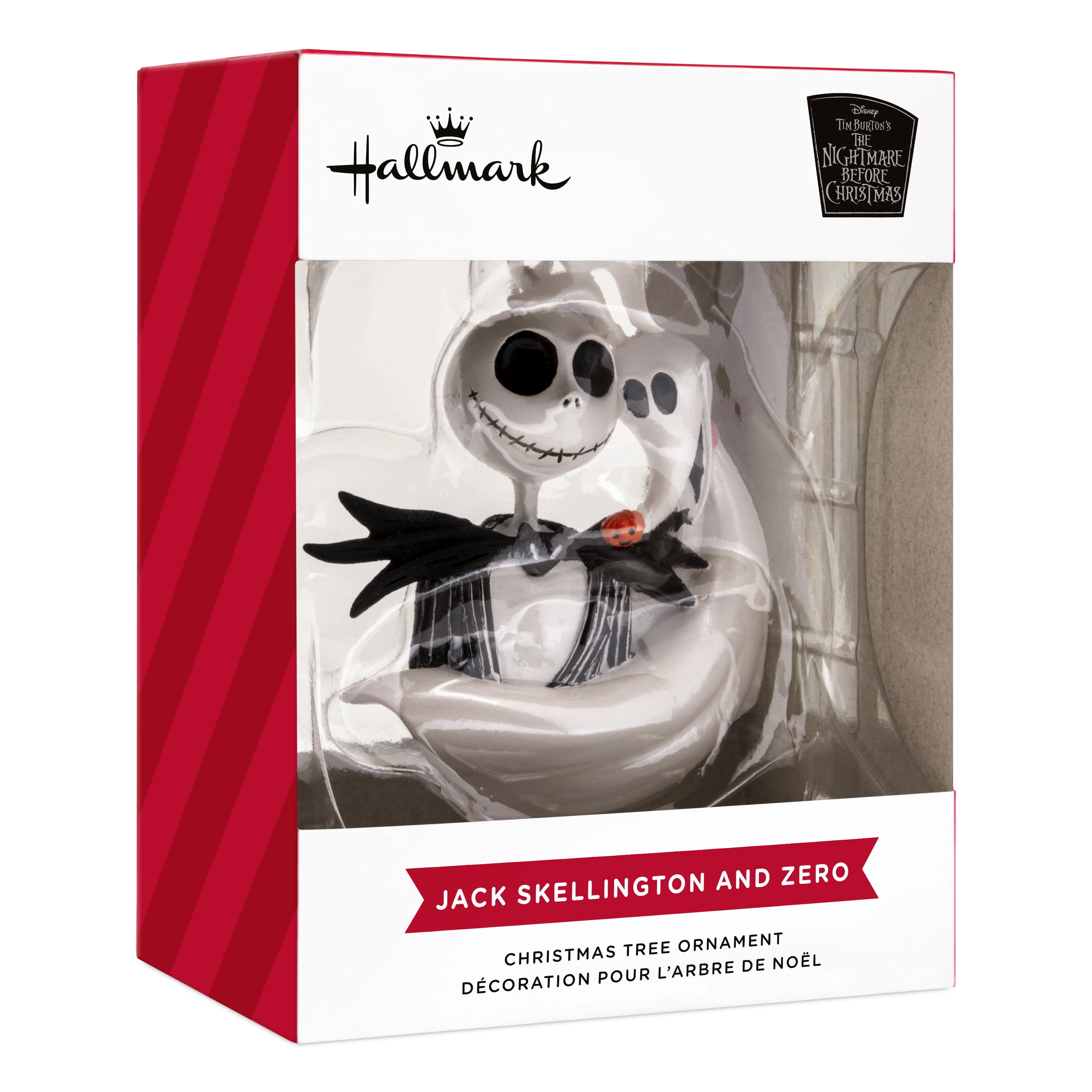 Hallmark Christmas Ornament (Disney Tim Burton's Jack and Zero), 1 Count