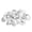 Ivory, variant on 40 Pcs Smooth Satin Covered Buttons for DIY Bridal Gowns Suits Shirts Decor Button Sewing Accessories