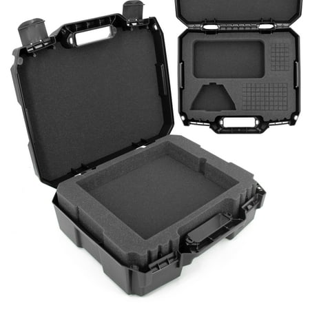 CASEMATIX - Hard Case for Starlink Mini Kit AC Dual Band Wi-Fi System and Accessories - Black