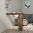 thumbnail image 6 of vidaXL Wall Bar Table Kitchen Bar Dining Table Computer Desk Engineered Wood, 6 of 28