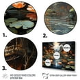 thumbnail image 3 of Designart "Lotus Lantern China Art painting II" Chinese Floater Framed Wall Art Living Room, 3 of 7