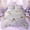 Purple, variant on Erosebridal Spring Garden Flower Twin Comforter Sets, Girls Floral Dragonfly Bedding Set, Pink Reversible, 1 Comforter and 1 Pillowcase