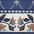 thumbnail image 6 of Home Dynamix Premium Aydin Traditional Diamond Floral Area Rug, Country Blue, 3'7"x5'2", 6 of 6