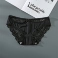 thumbnail image 1 of Braguitas de talla grande para mujer, ropa interior de encaje de seda de hielo sin costuras, ropa interior de algodón hasta la mitad de la cintura, ropa interior para chicas gorditas, 1 of 6