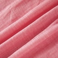thumbnail image 4 of GaThRRgYP Maxi Summer Dress Floral Print,Women's Elastic Waist Loose and Comfortable Solid Color Doll Shirt Linen Dress Hot Pink M, 4 of 9