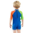 thumbnail image 3 of JAJAHO Boys One Piece Swimsuit With Matching Swim Cap 2 Piece Set Cartoon Dinosaur Sun Rash Guard Beachwear For Toddler And Kids 2-8Y Trendy Swimwear, 3 of 8