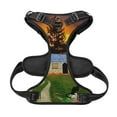 thumbnail image 5 of Bingfone Fall Village Scenery No Pull Dog Vest Harness For Small Medium Large Dogs Strap For Puppy Walking,Training,Dog Harness-Medium, 5 of 9