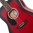 thumbnail image 2 of Ashthorpe 6 Strings Acoustic Guitar, Red,12 oz, 41", 2 of 7