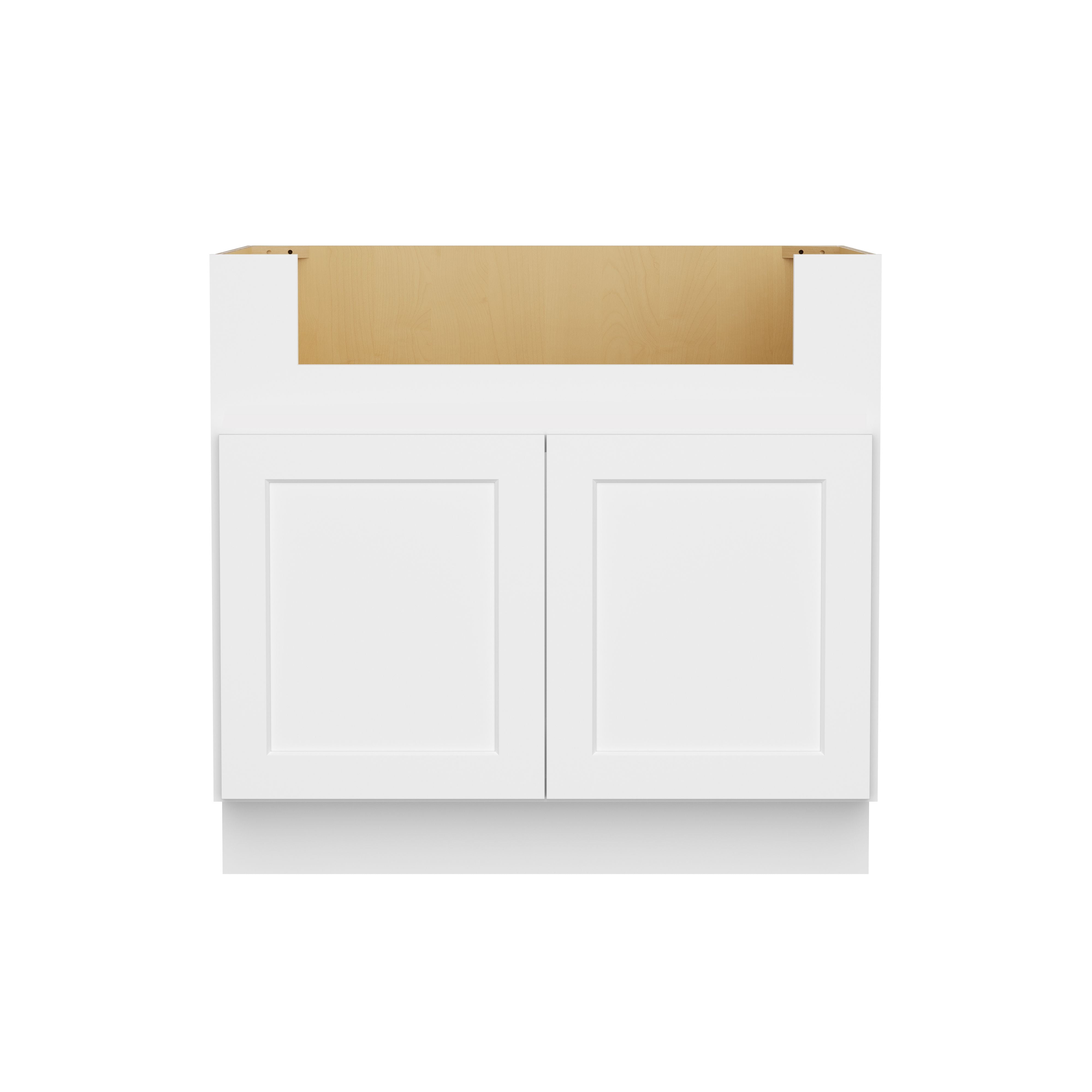Furinno Shaker Farm Sink Bases Kitchen Cabinet, Ready to Assemble, 24 D x 36 W x 34.5 H, White