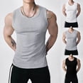 thumbnail image 3 of CHENge Men's Ribbed Tank Top, Slim Fit Sleeveless Muscle Shirt for Gym Workout and Casual Summer Wear, 3 of 5