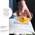 thumbnail image 6 of MOKKHNB Soup Bowls Transparent Glass 2Pcs Display Food Home Use, 6 of 6