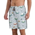 thumbnail image 2 of Naloa Spaceship Men's Beach Shorts, Surfing shorts, Swim trunks, Quick Dry Swim Trunks for Surfing Beach Fun - XX-Large, 2 of 9