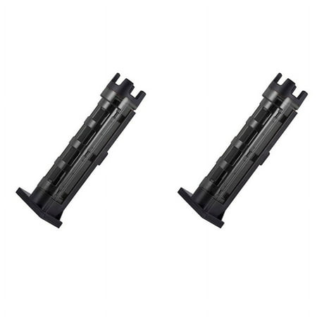 2X Fishing Rod Holder Raft Fishing Accessories Vertical Inserting Device for Box Fishing Tackle-Black
