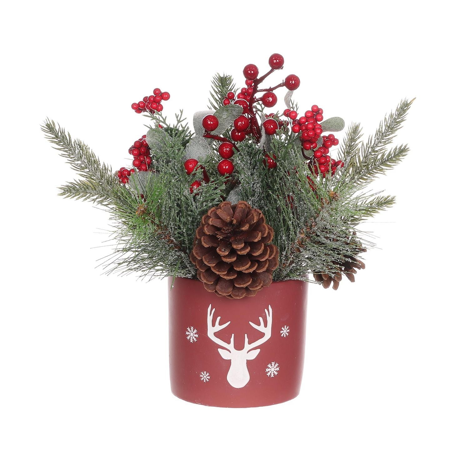 HOLIDAY TIME 12IN MINI POTTED TREE