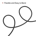 thumbnail image 4 of Cable AUX Uxcell de 3.5 mm trenzado de nylon para auriculares, altavoces, estéreos de coche, gris, 1 9.8 pies, 4 of 6