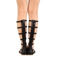 thumbnail image 3 of Soda AH02-Bappy-S Women Leatherette Strappy Gladiator Knee High Flat Sandal, 3 of 3